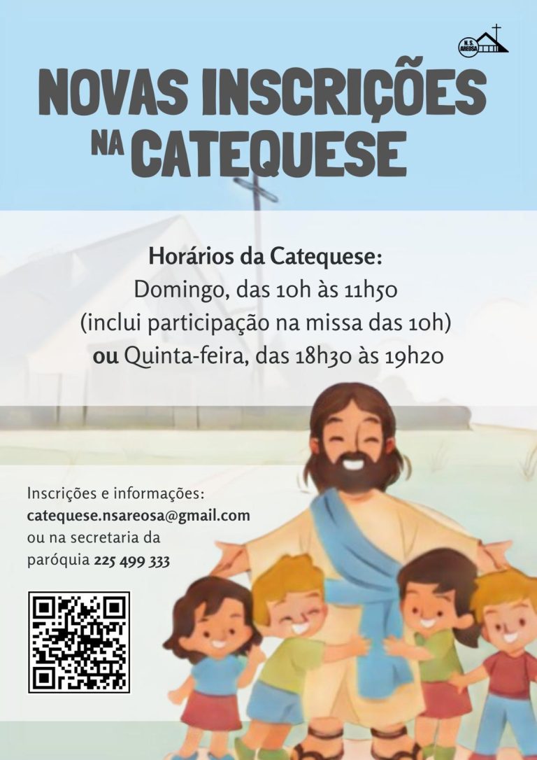 Novas Inscrições Catequese 25/26